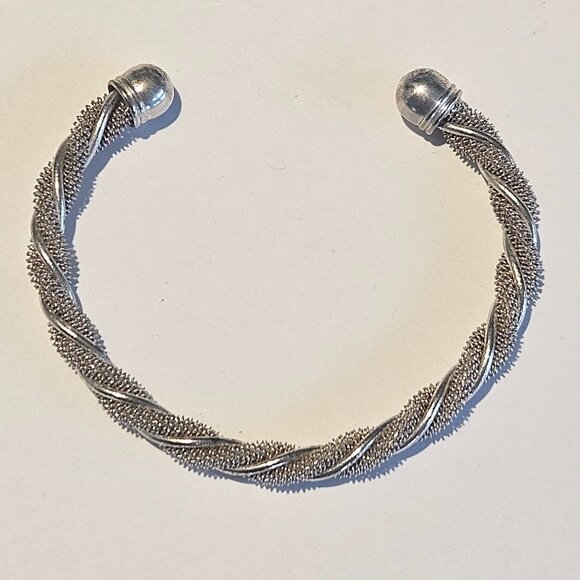 Vintage Tiffany Co Sterling Silver Elsa Peretti Twisted Mesh